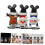 Wind Up Reindeer Toys Assorted Colours 3 Pack 3