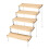 Ακρυλικό Stand Display Stand Retail Riser Display Rack για Φιγούρες, 5 Επίπεδα 2