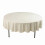 Ivory Scuba Polyester Round Tablecloth 108 in 1