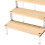 Ακρυλικό Stand Display Stand Retail Riser Display Rack για Φιγούρες, 5 Επίπεδα 7