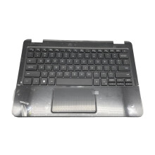 New For compatible with Dell Latitude 11 3140 2-in-1 Palmrest US Keyboard Non-Backlit Touchpad 04TGRH Black Upper Case