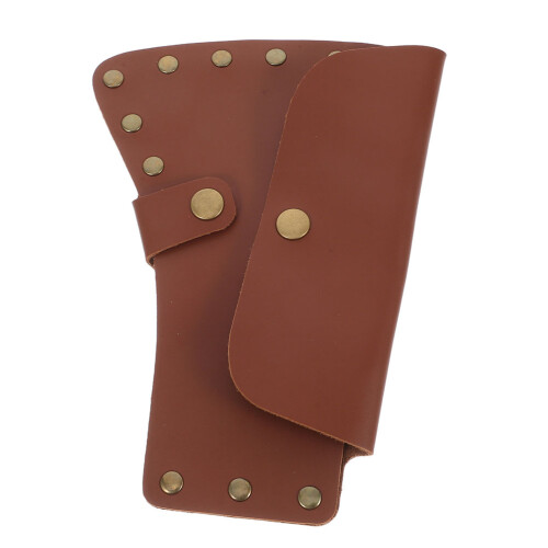 4Pcs Waterproof PU Sheath Brown Protective Cover for Camping Trips 1