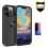 Θήκη και προστατευτικό οθόνης Xihaiying για iPhone 12/12Pro σε μαύρο χρώμα 1