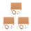 3Pcs Multi-Use Desk Cork Boards with Wooden Frame for Messages 5
