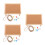 3Pcs Multi-Use Desk Cork Boards with Wooden Frame for Messages 9