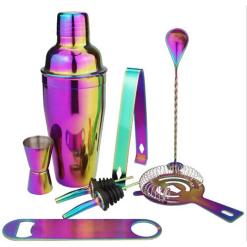 8-Piece Stainless Steel Cocktail Shaker Set