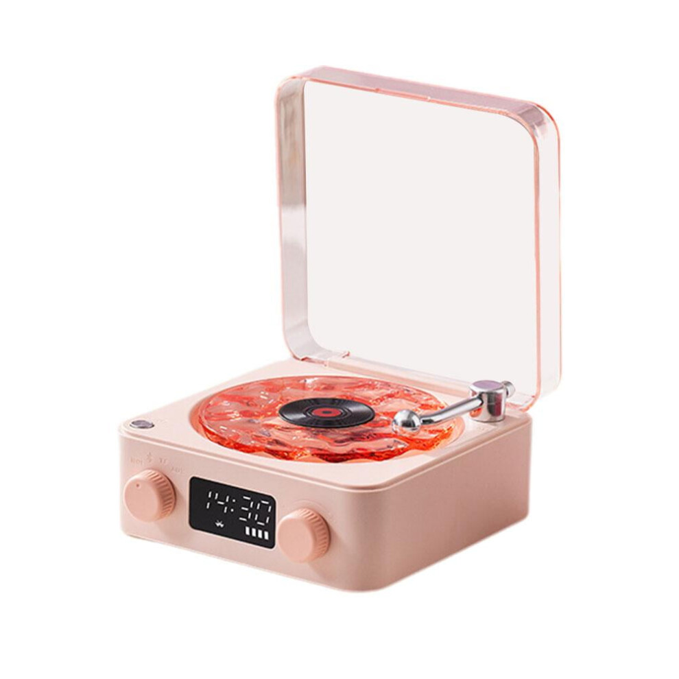 Waves Vinyl Player Â Tooth Retro Record Player & Speaker, Portable Mini Turntable, Compatible With Waves Blue/White/Green 9399596041988