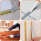 6 Pcs Pointer Trowel Set, Pointing Trowel Brick Jointer Cement Tool, Mortar Repair and Masonry Tools for Pointing 6