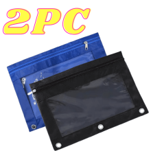 Peračník so zipsom, priehľadné PVC plátno, 2 ks