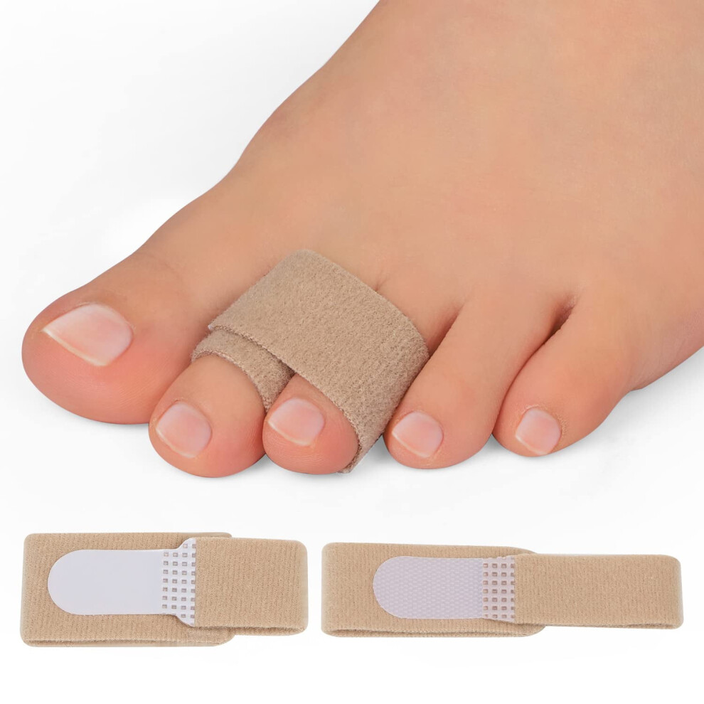 Hammer Toe Straighteners, 12-Pack Toe Splints (6L+6M), Corrector Wraps for Curled, Crooked & Hammer Toes