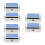 6Pièces Cendrier Compact Bleu En Métal Anti-Odeur Pour Usage Extérieur 3