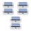 6Pièces Cendrier Compact Bleu En Métal Anti-Odeur Pour Usage Extérieur 4
