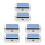 6Pièces Cendrier Compact Bleu En Métal Anti-Odeur Pour Usage Extérieur 6