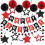 Blue Birthday Decoration Set: Pre-Assembled Banner, 1