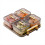 4-Compartment Snack Tray with Lid – PS Material 1