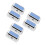 6Pièces Cendrier Compact Bleu En Métal Anti-Odeur Pour Usage Extérieur 8
