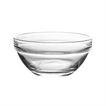 ACDANC Glass Mixing Bowls,High Temperature Resistance Glass Bowl,Thickening Material Small Glass Bowls,17cm