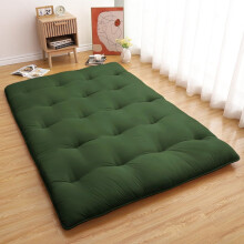 Japanese Floor Futon Mattress Full Size, Foldable & Portable Roll Up Tatami Mattress Sleeping Pad for House Camping Dorm, Army Green