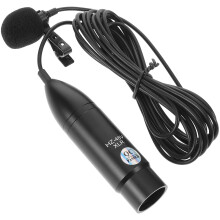 OUNONA Lavalier Microphone Lapel Clip Wearable Lavalier Microphone 48v Xlr Three-pin Lapel Mic
