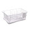 White Kitchen Dish Drying Basket with Drainage 1