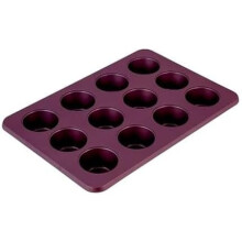 12-Tassen-Muffinform aus antihaftbeschichtetem, aluminisiertem Stahl