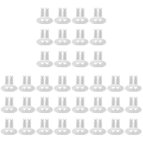 3Sets Clear Plastic Doll Fitting Holder for Stable Doll Display 1