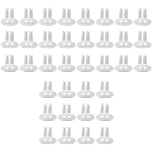 3Sets Clear Plastic Doll Fitting Holder for Stable Doll Display 2