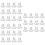 3Sets Clear Plastic Doll Fitting Holder for Stable Doll Display 7