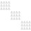 3Sets Clear Plastic Doll Fitting Holder for Stable Doll Display 9