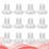 3Sets Clear Plastic Doll Fitting Holder for Stable Doll Display 11