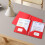 Stevige plastic ordners (A4-formaat) rood 5