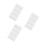 12Pcs White Electrical Panel Blank Plastic Covers for Home Use 4