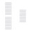 12Pcs White Electrical Panel Blank Plastic Covers for Home Use 5