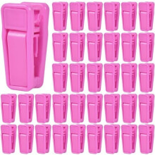 40 pcs ABS plastic hanger clips for clothes, bras, socks