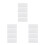 12Pcs White Electrical Panel Blank Plastic Covers for Home Use 10