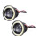 2Pièces Lampes Angel Eyes Blanches Stables Pour Phares Auto 11