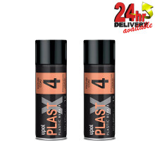 Upol PLAS/4F Plast X Texturecoat FINE Plastic Bumper Trim Paint  Aerosol X 2