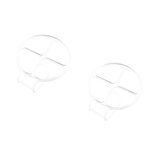 2Pièces Palettes Transparentes Acryliques Pour Usage 2