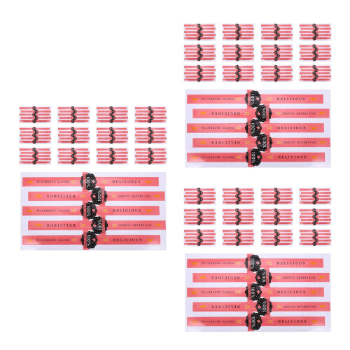 900Pièces Stickers Scellants Adhésifs Pour Et Bocaux 2