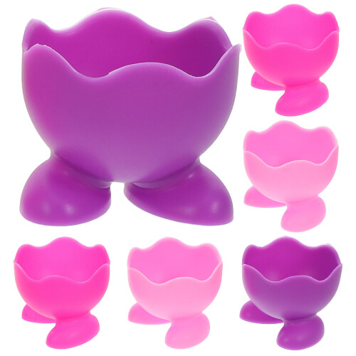 18Pièces Bol Silicone Antidérapant Support Œufs Cuisson Service 1