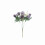 arbustos de rosas artificiais de lavanda de 30 cm (12 polegadas) 2