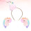 3Pièces Bandeaux Multi Usage Multicolores Décorations 7