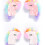 3Pièces Bandeaux Multi Usage Multicolores Décorations 11