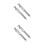 4Pièces Grattoir Écailles Poisson Acier Manual Cuisine Polyvalent 5