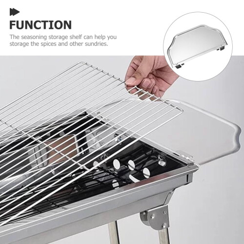 Étagère de rangement portable pour barbecue 33,5 x 29 cm 1