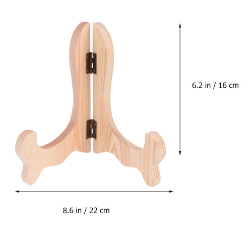 Holzstaffelei, Kiefernholz, 3er-Pack 2
