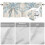 Βολάντσα Summer Beach Blue Coconut Tree, 60x18in, με θήκη για ράβδους, συμβατή με αγροικία, κουζίνα, 5
