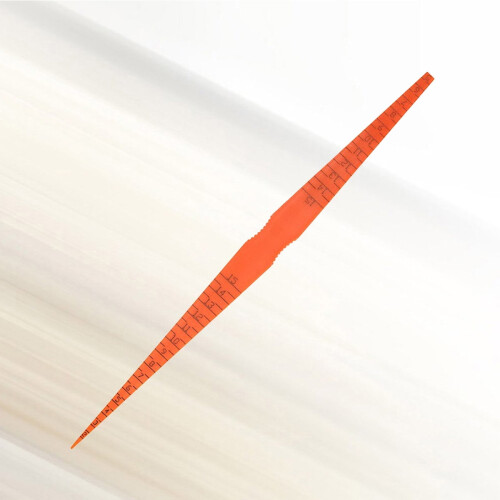 Line Car Panel Gap Measuring Device Taper Gauge Scale 25.3X1.8X0.3CM 2
