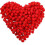 1000 rode glitterpompons 1,2–1,5 cm 3