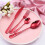 2 Sets Stainless Steel Tableware Spoon Fork Cutter Set Home Tableware (Red) 4
